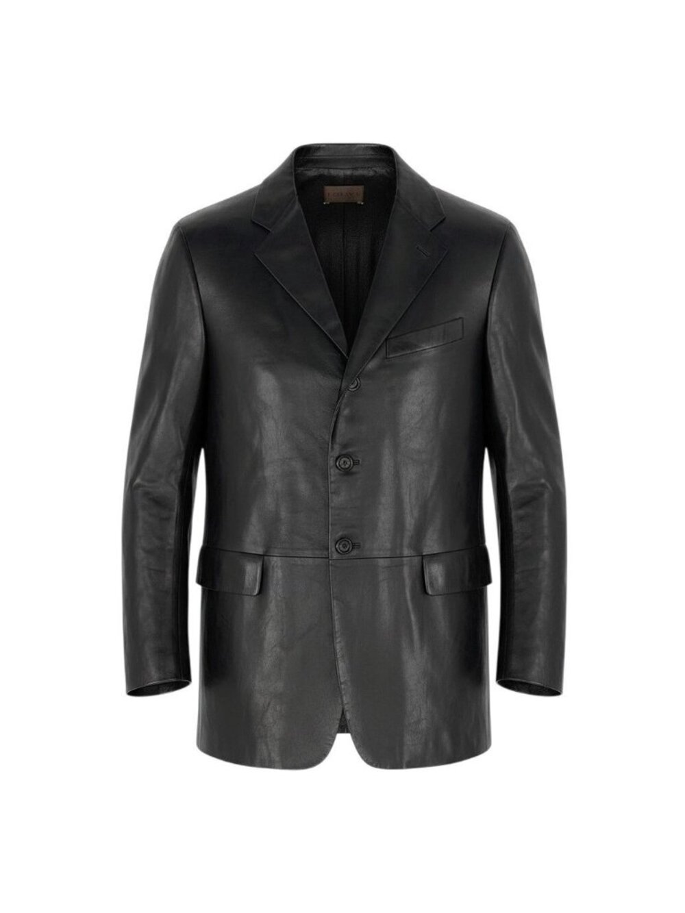 Loewe Leather Jacket Tailored 50 Black